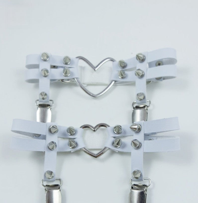 Giarrettiera Double Heart Studs — styling completo | Dream Shop