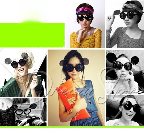 Paparazzi Sunglasses vista laterale con aste — Dream Shop