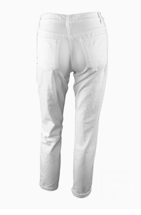 Jeans Lorenz Bianco vista dall'alto | Dream Shop