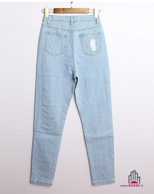 Frayed jeans