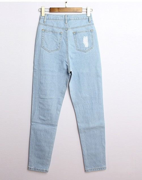 Frayed jeans vista posteriore | Dream Shop