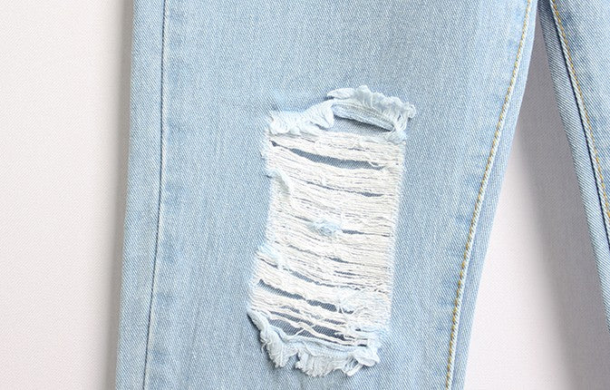 Frayed jeans