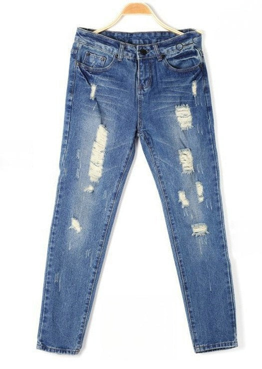 Jeans California Dream vista laterale su modella — Dream Shop