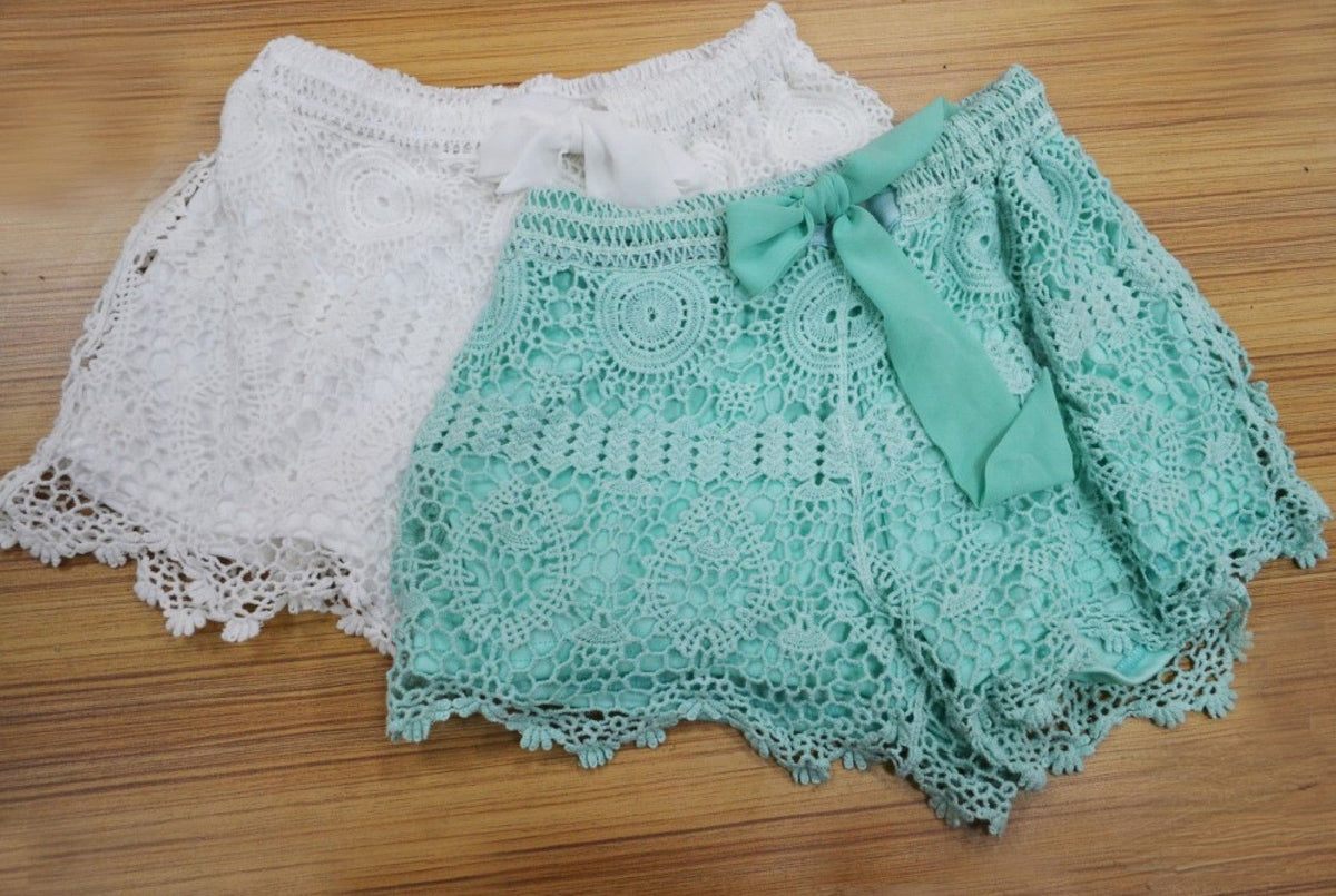 Shorts Timoty Lace variante bianca — Dream Shop