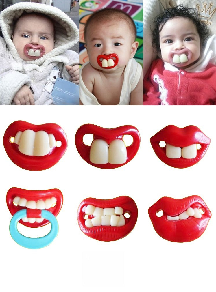 Ciuccio con dentoni B — vista frontale ravvicinata | Dream Shop