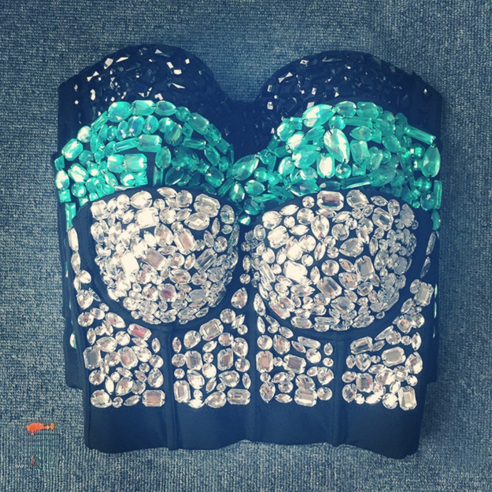 Crop Top Pietre — effetto luminoso | Dream Shop