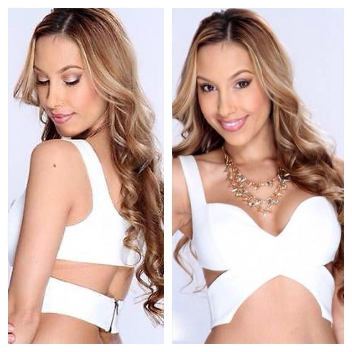 Danielle crop top look completo — Dream Shop