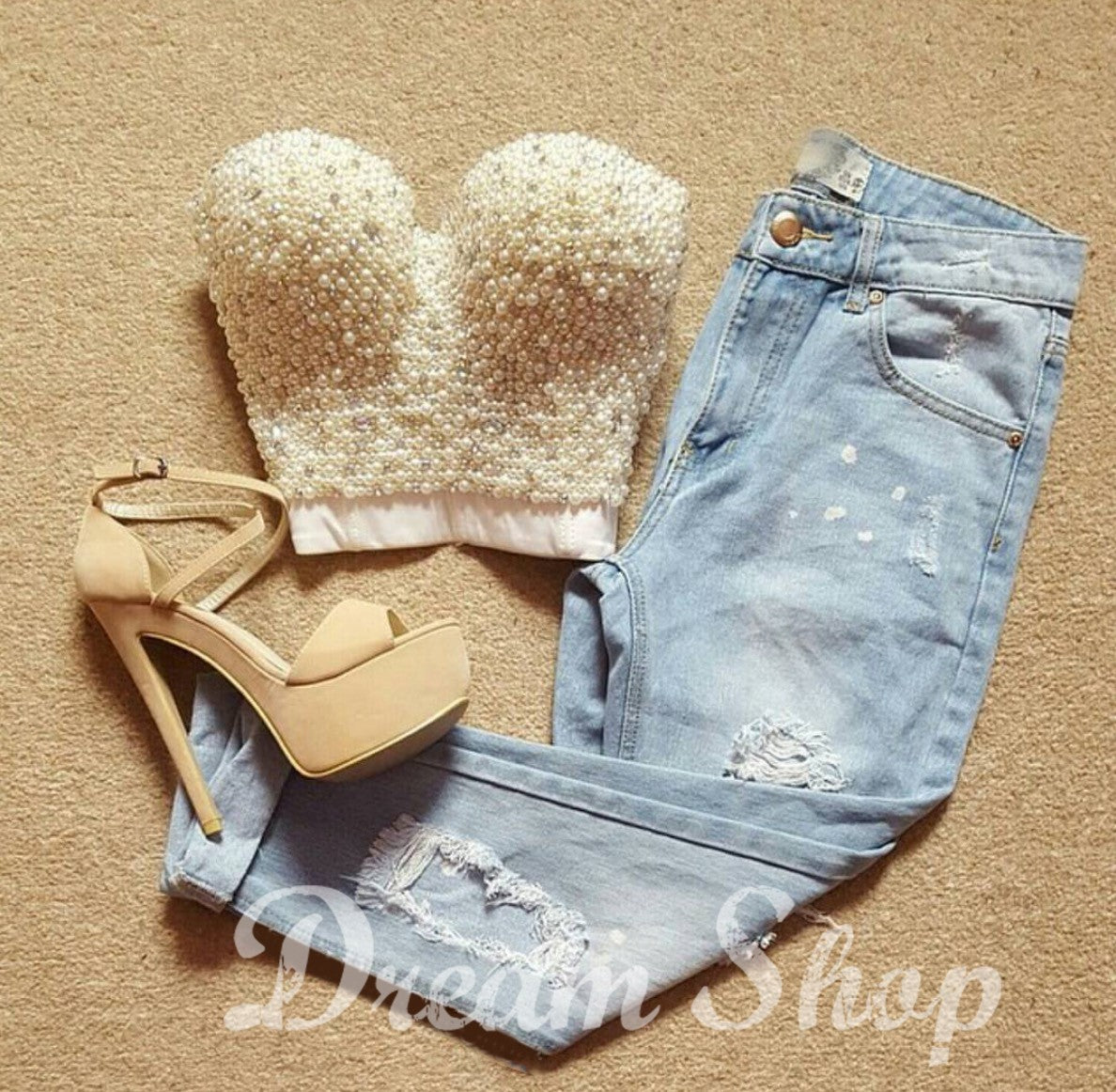 Crop Top Perle