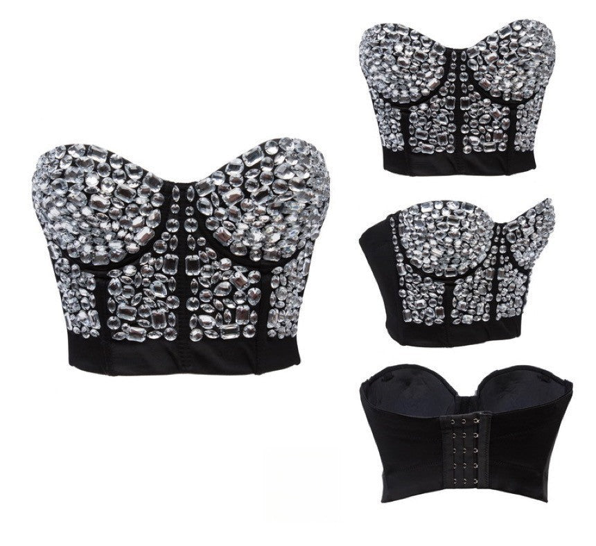Crop Top Pietre — coppe push-up | Dream Shop