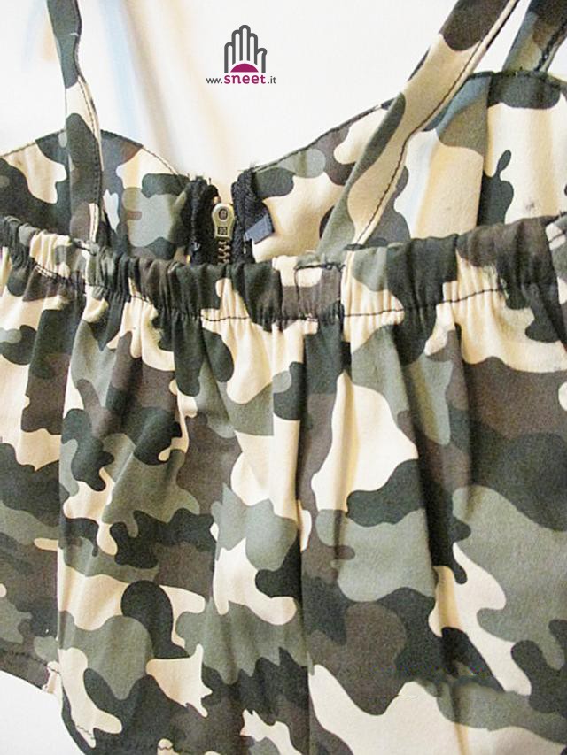 Crop Top Camouflage