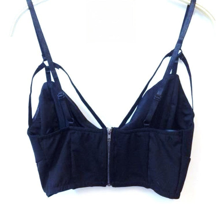 Crop Top Katy dettaglio scollo intrecciato — Dream Shop