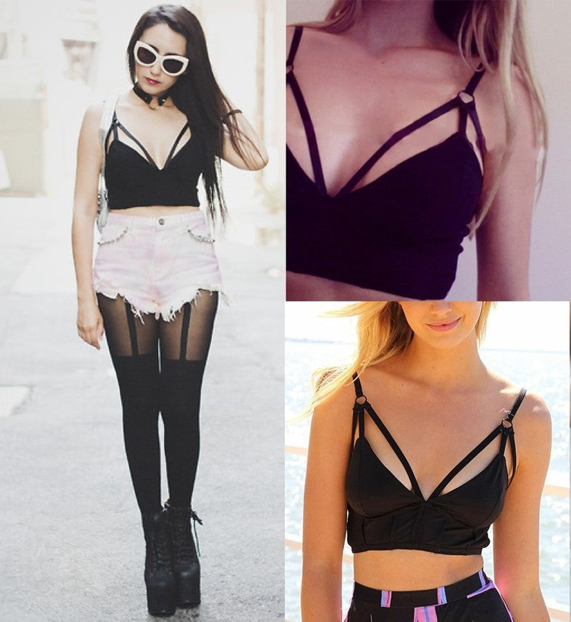 Crop Top Katy indossato look sera — Dream Shop