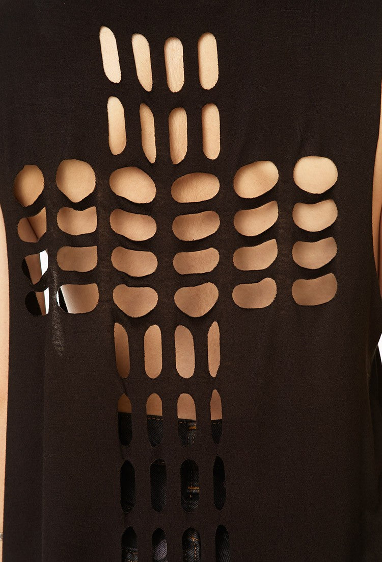 Cross Cut Out Top