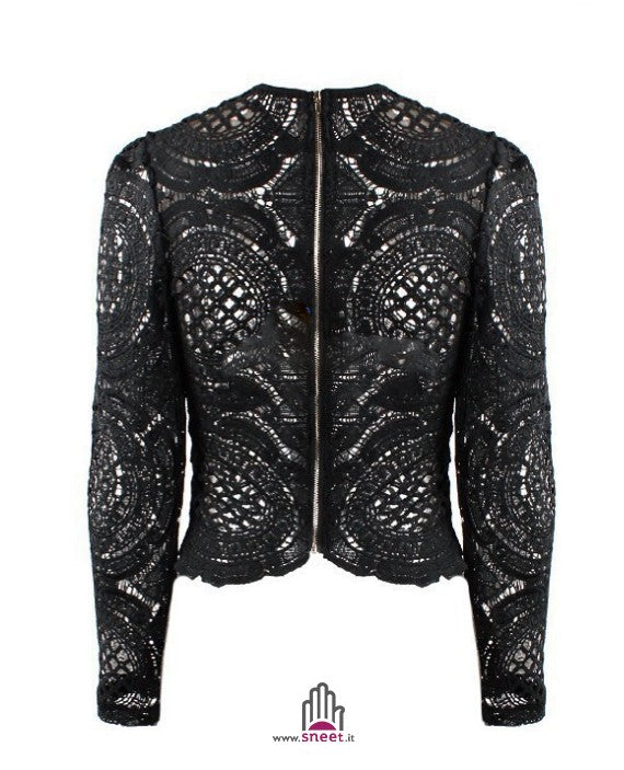 Maglia in pizzo Elenoir manica lunga