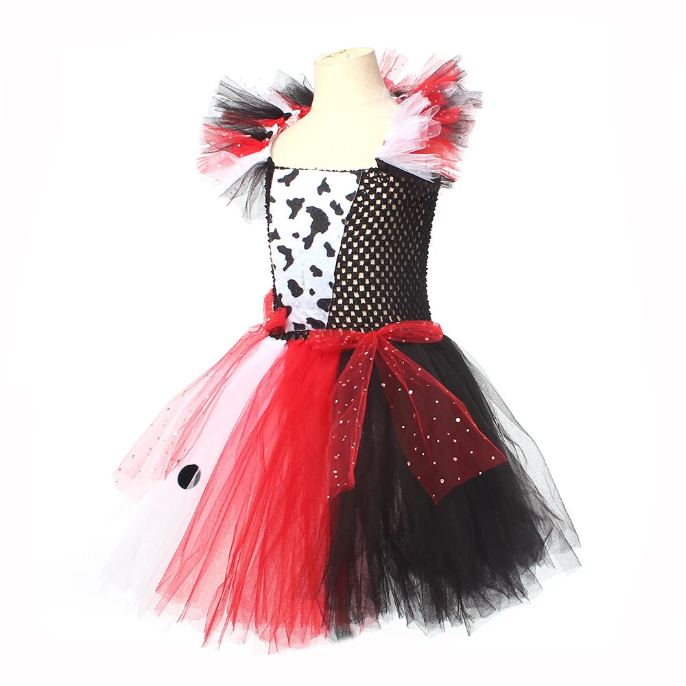 Costume dama dalmata bambina
Abito tutù glamour con guanti