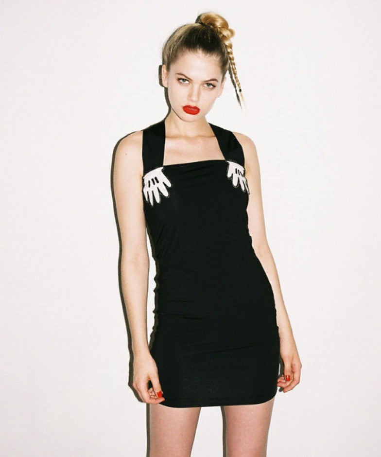 Lazy Hand Dress — colore nero statement | Dream Shop
