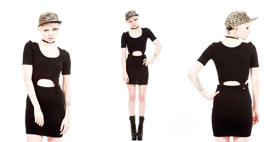 Holly Dress — dettaglio clips metalliche | Dream Shop
