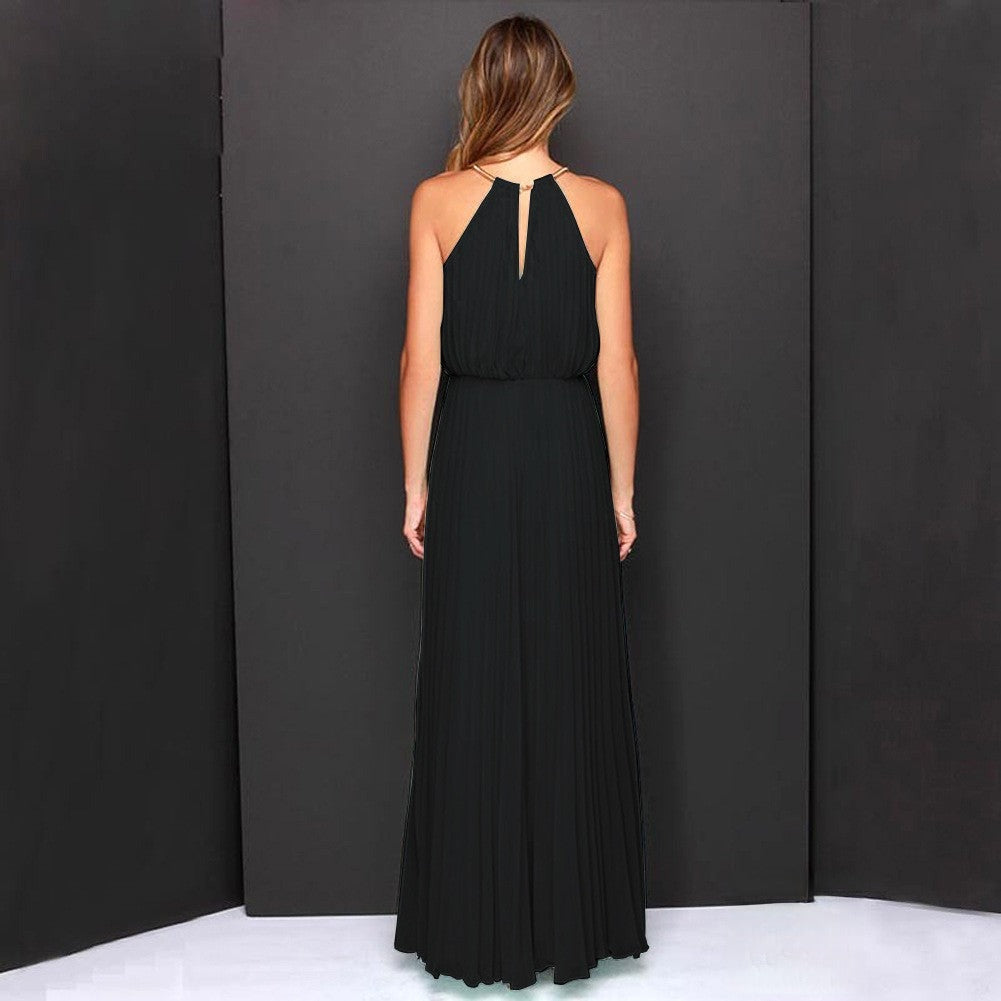 Maxidress Uljnia — silhouette lunga plissettata | Dream Shop