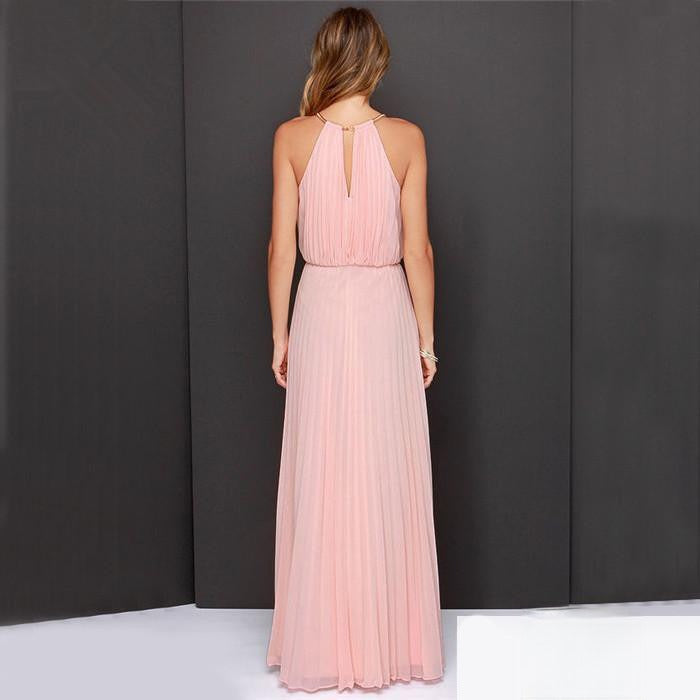 Maxidress Uljnia — variante colore chiffon | Dream Shop