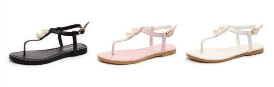 Infradito doppia perla