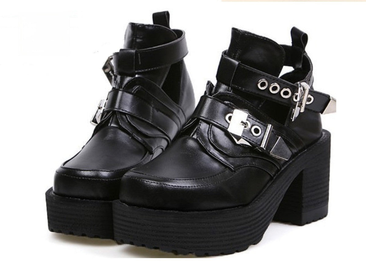 Cut Out Boot calzata caviglia — Dream Shop