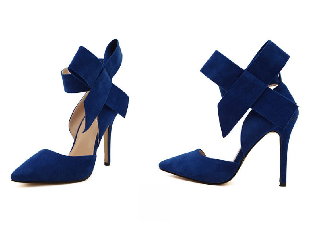 Decolte Fiocco Blu vista laterale | Dream Shop