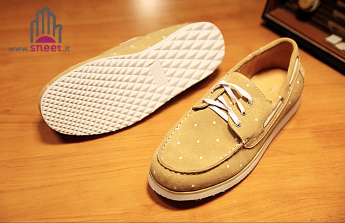 Mocassino Da Vela A Pois