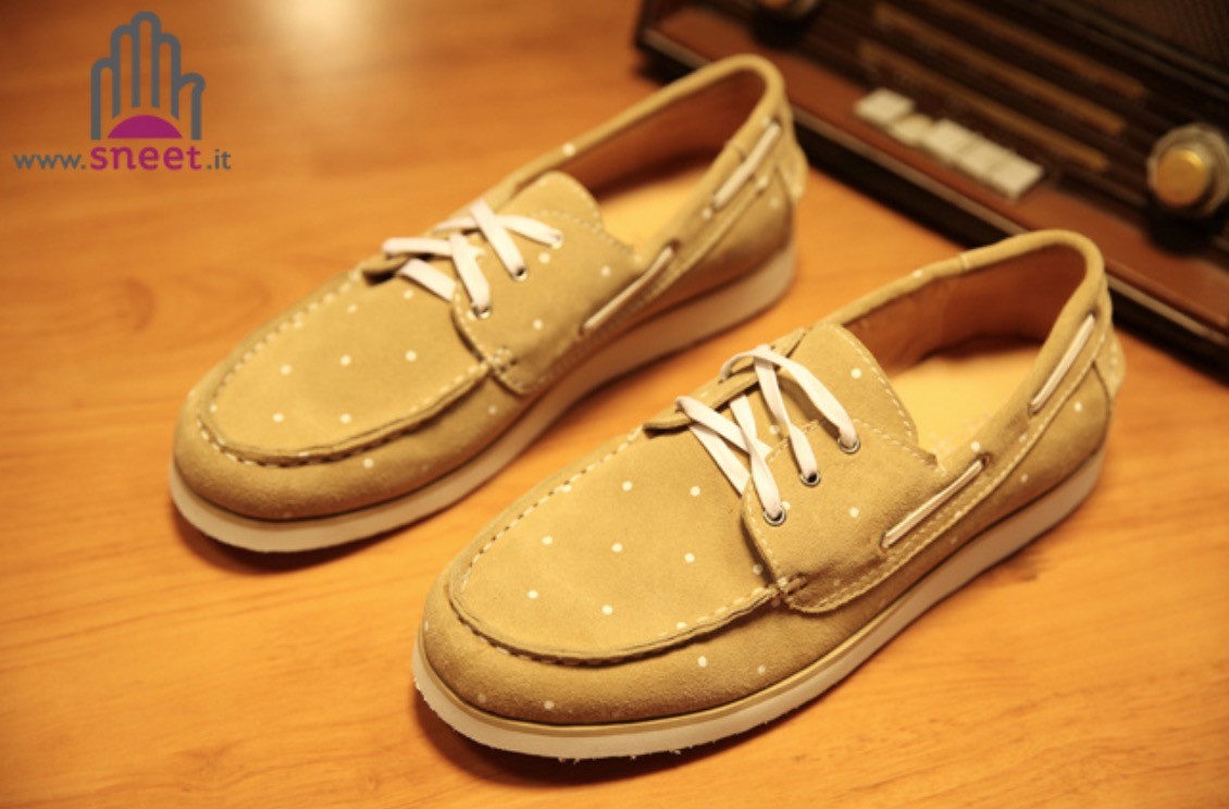 Mocassino Da Vela A Pois