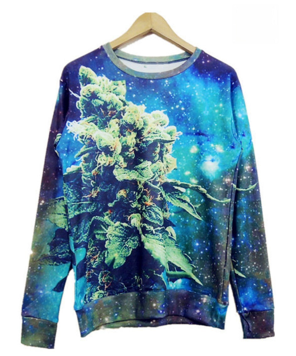 Felpa Ganjia stampa 3D vista frontale — Dream Shop