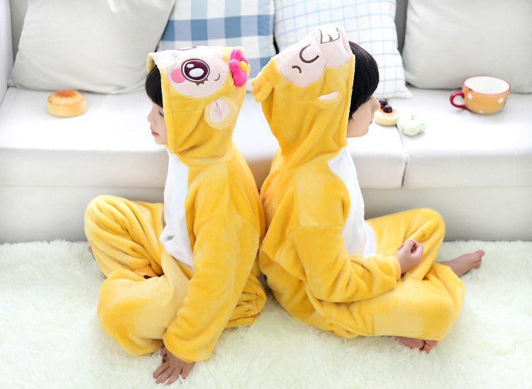 Pigiamino Monkey dettaglio cappuccio con orecchie e faccina - Dream Shop