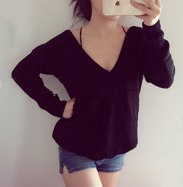 Maglioncino Olivia look serale scollo schiena — Dream Shop