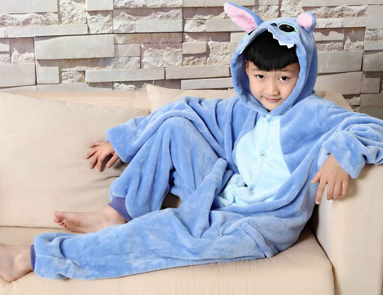 Pigiamino Stitch dettaglio bottoni e tasche laterali — Dream Shop