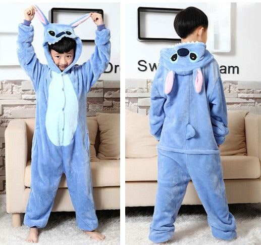 Pigiamino Stitch confronto colori rosa e azzurro — Dream Shop