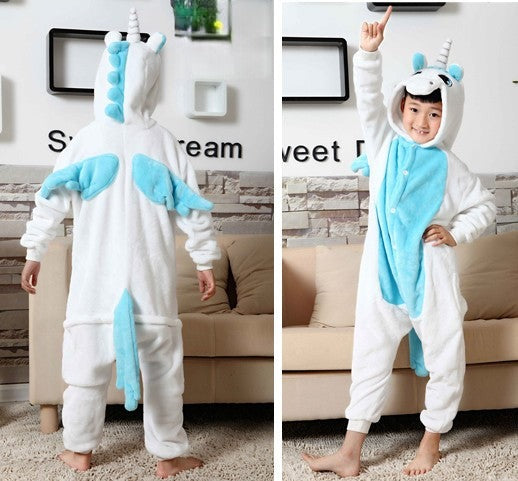 Pigiamino Unicorn versione rosa bambina sorridente — Dream Shop