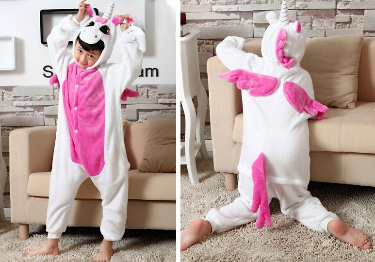Pigiamino Unicorn confronto colori rosa e azzurro — Dream Shop
