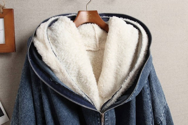 Giacca Denim Shyp look invernale — Dream Shop