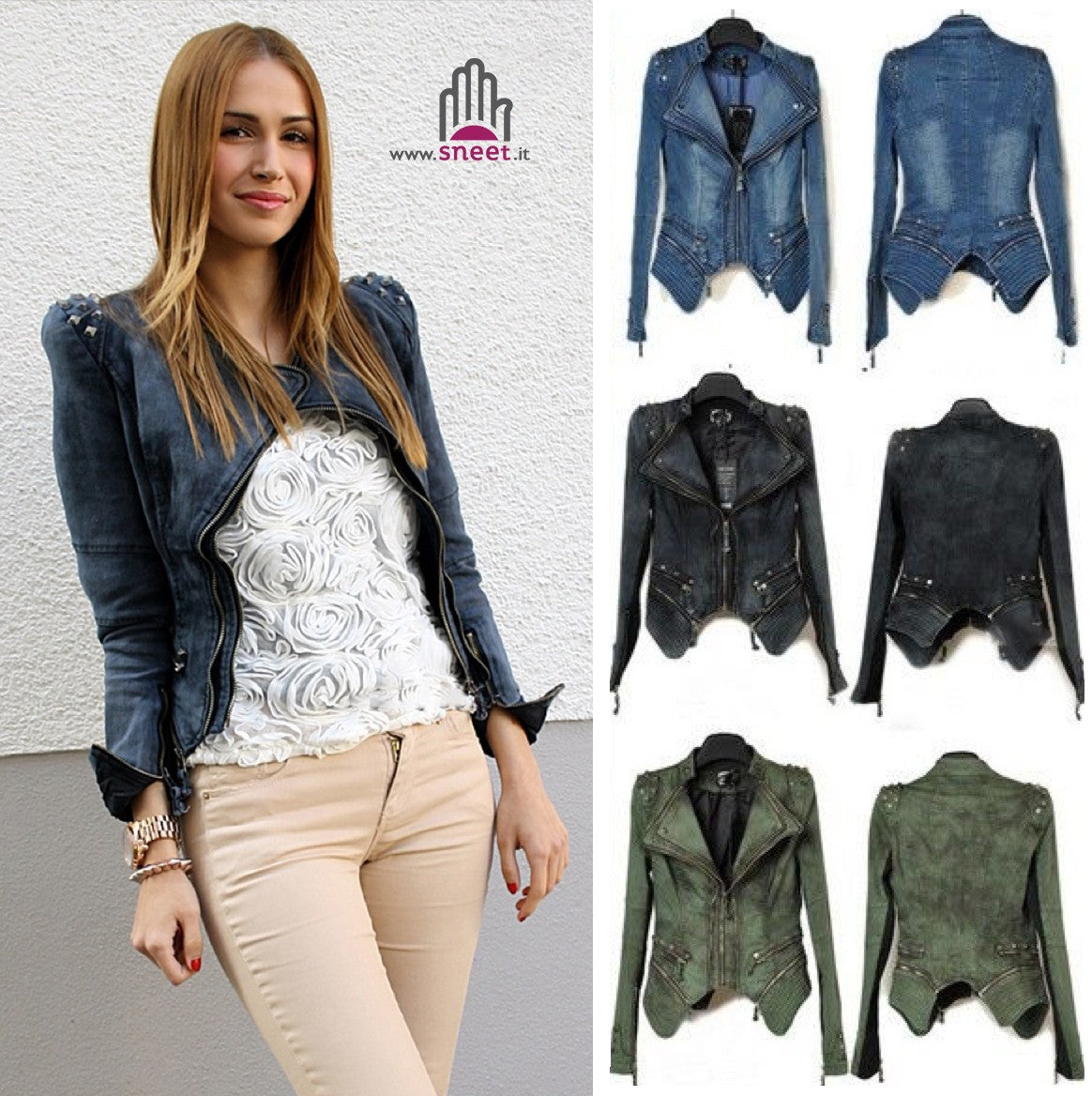 Giubbino in jeans Diana Green