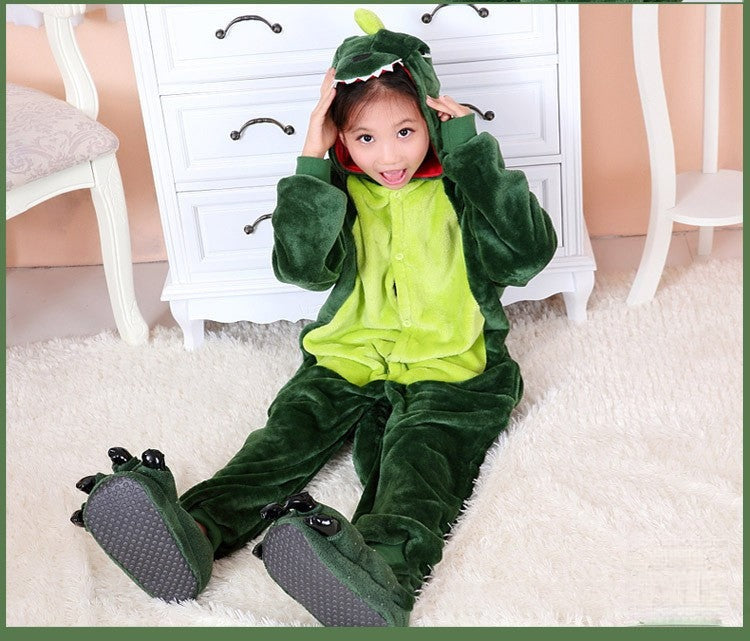 Crocodile Pajamas smiling child in green suit — Dream Shop