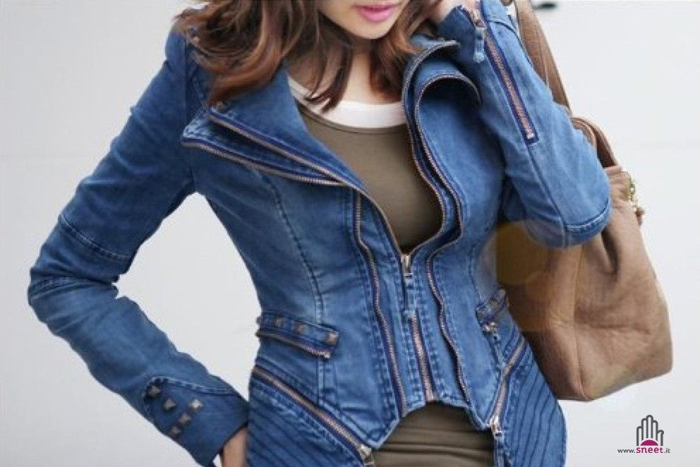 Giubbino in jeans Diana Blue