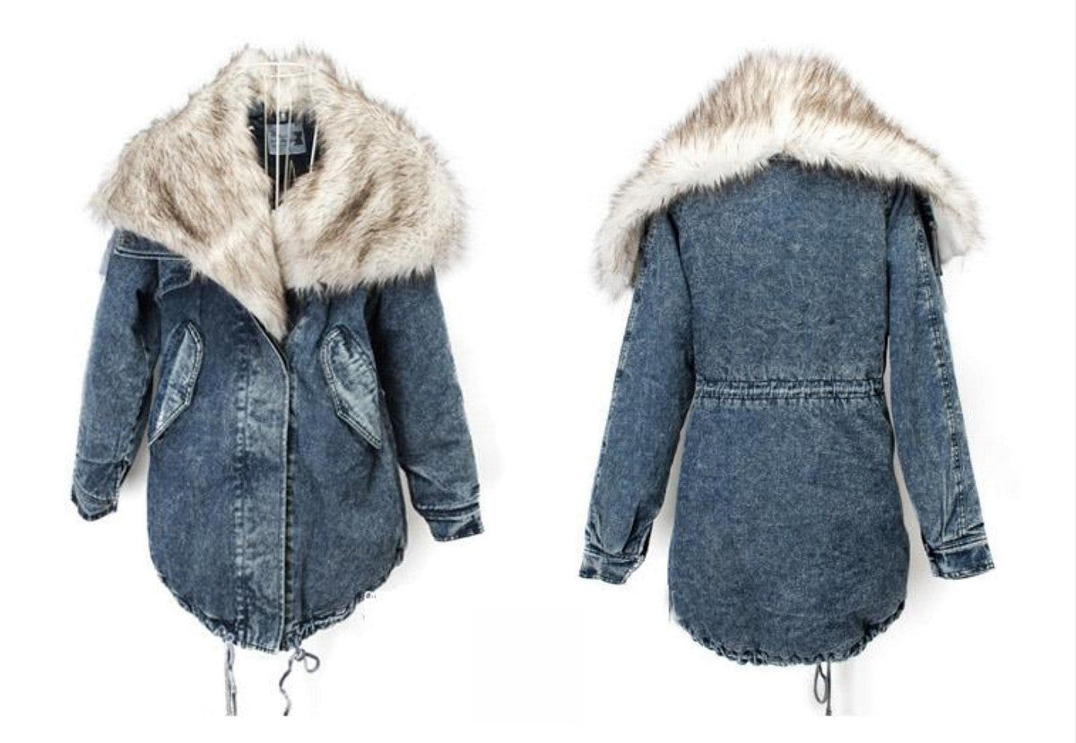 Giacca Denim Raja vista posteriore — Dream Shop