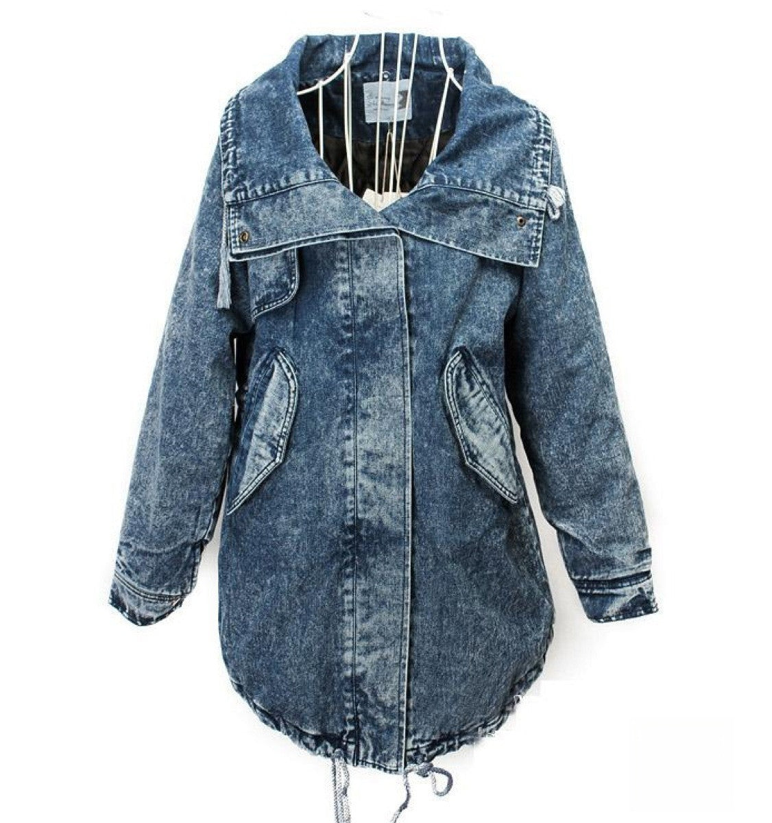 Giacca Denim Raja tasche dettaglio — Dream Shop