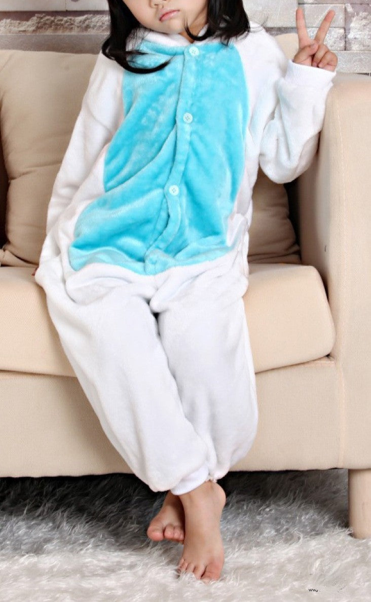 Pigiamino Coniglietto azzurro dettaglio orecchie lunghe - Dream Shop