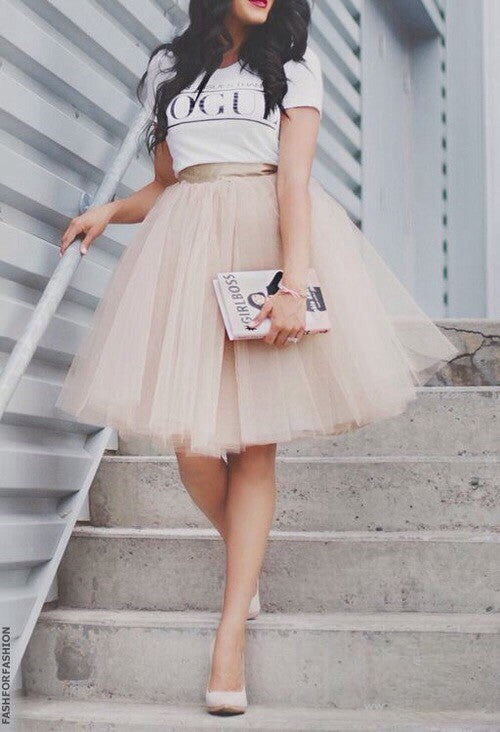 Gonna tulle Osia variante nera — Dream Shop
