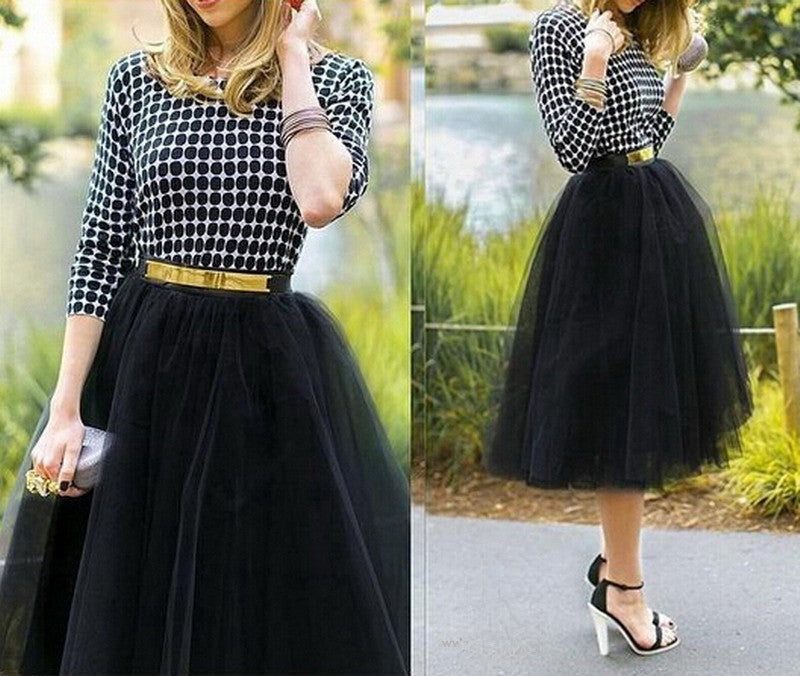 Gonna tulle Osia variante azzurra — Dream Shop