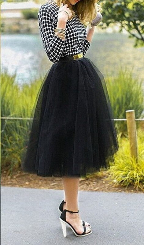 Gonna tulle Osia vista laterale — Dream Shop