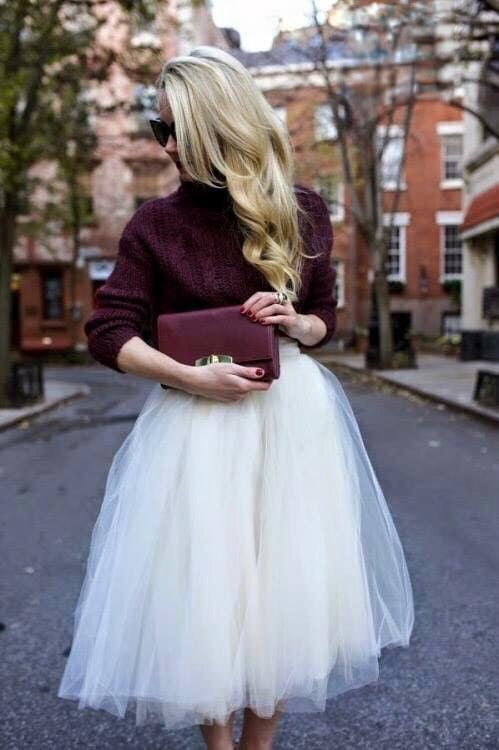 Gonna tulle Osia sotto al ginocchio — Dream Shop