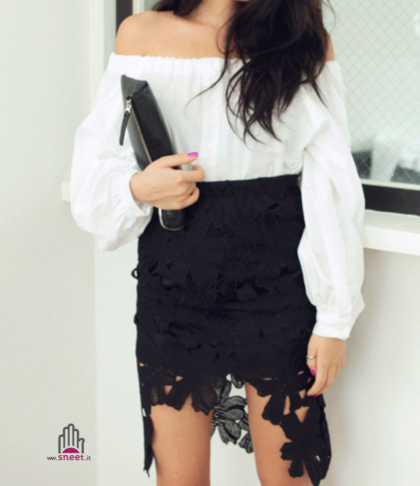 Gonna Asimmetric Lace