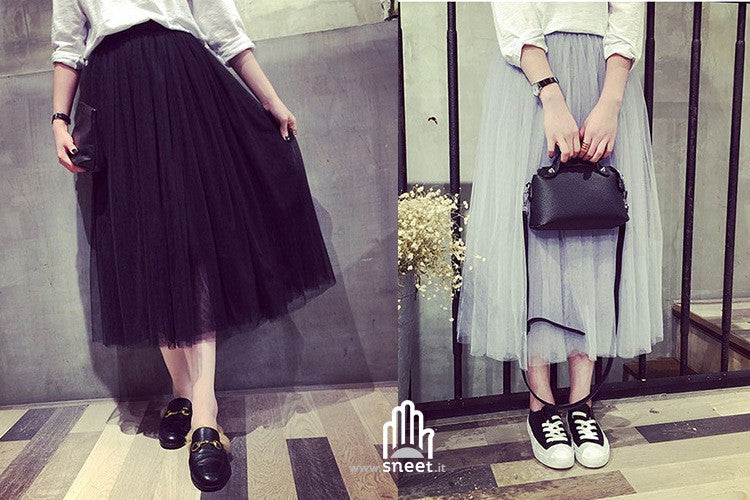 Gonna tulle Laikjia variante nera — Dream Shop