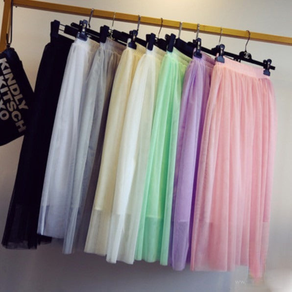 Gonna tulle Kepla monostrato vista frontale — Dream Shop