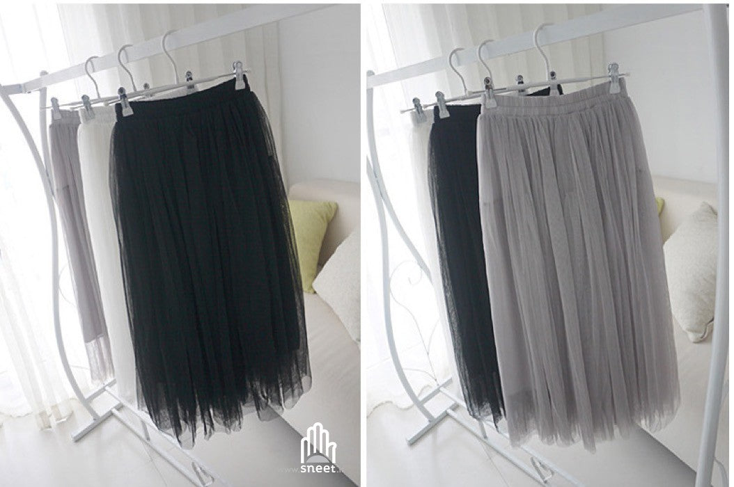 Gonna tulle Kepla variante nera — Dream Shop